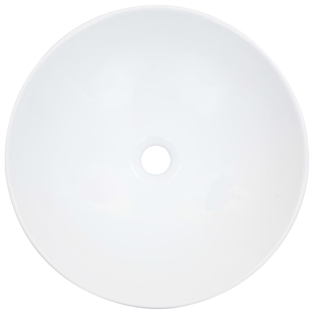 vidaXL Lavatório 41x12,5 cm cerâmica branco