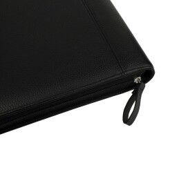 Finocam|Portadocumentos com Fecho de Correr Finocam Andrea 26,5 x 33,5 x 4 cm Preto A4