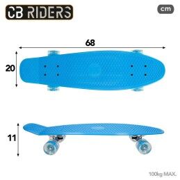 Colorbaby|Skate Colorbaby Azul (2 Unidades)