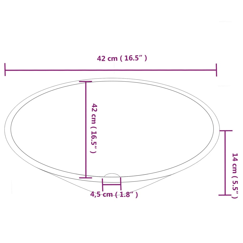 vidaXL Lavatórios 2 pcs 42x42x14 cm cerâmica branco