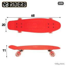 Colorbaby|Skate Colorbaby Vermelho (2 Unidades)