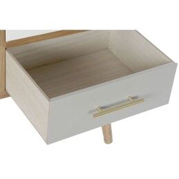 DKD Home Decor|Móvel de TV DKD Home Decor Cinzento Creme Metal Madeira de paulónia (90 x 34 x 66.5 cm)