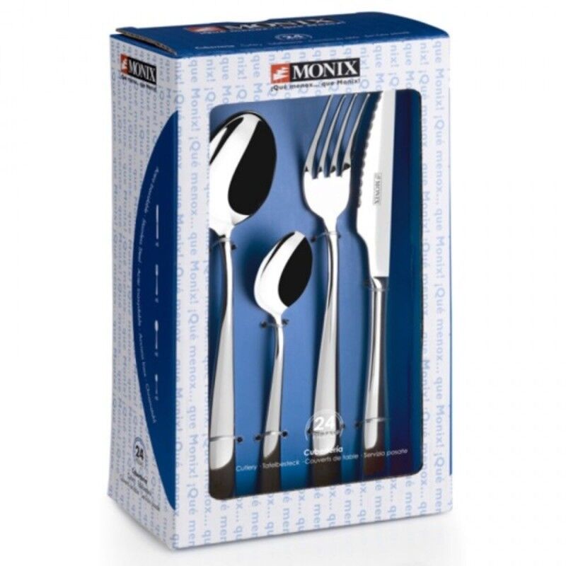 Monix|Faqueiro Monix M190974 Cinzento Metal Aço inoxidável 18/10 Monix|Faqueiro Monix M190974 Cinzento Metal Aço inoxidável 18/10