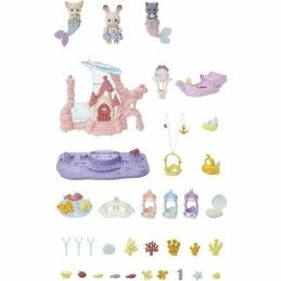 Sylvanian Families|Conjunto de brinquedos Sylvanian Families Babie Mermaid Castle Plástico