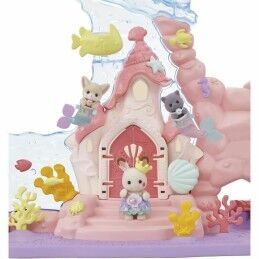 Sylvanian Families|Conjunto de brinquedos Sylvanian Families Babie Mermaid Castle Plástico