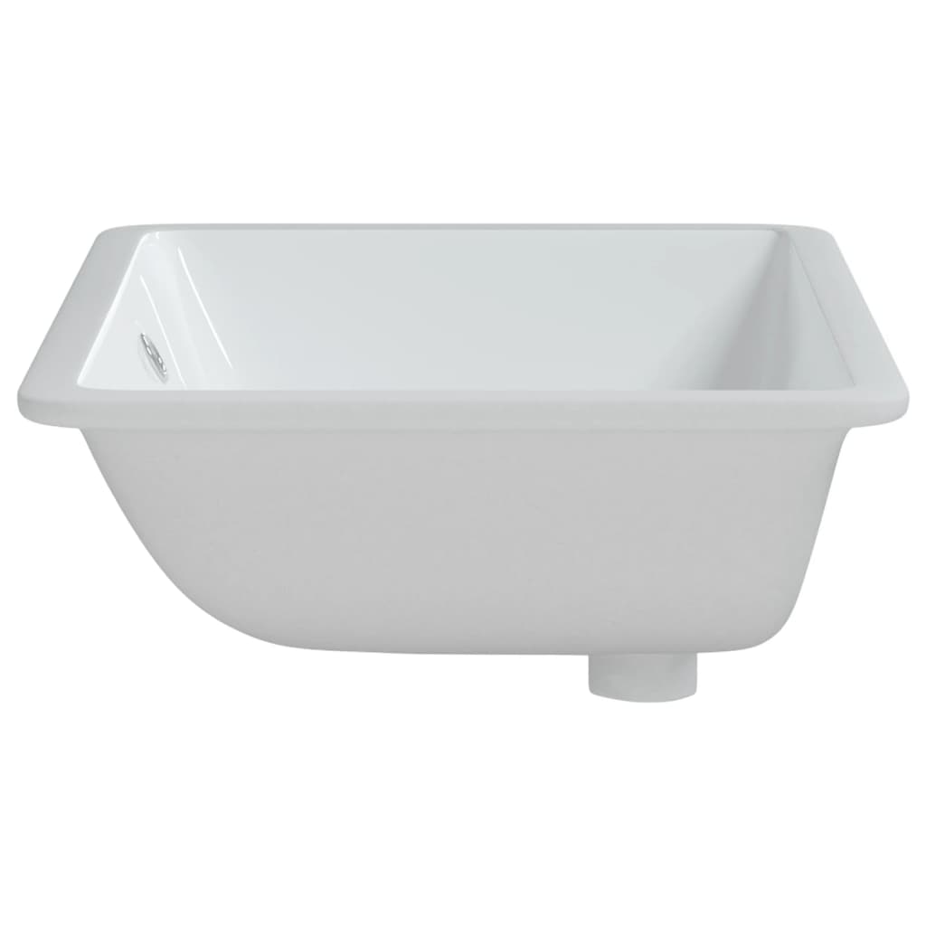 vidaXL Lavatório casa de banho retangular 60x40x21 cm cerâmica branco