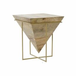 DKD Home Decor|Mesa de apoio DKD Home Decor 110 x 70 x 46 cm Preto Metal Castanho Multicolor Madeira de mangueira