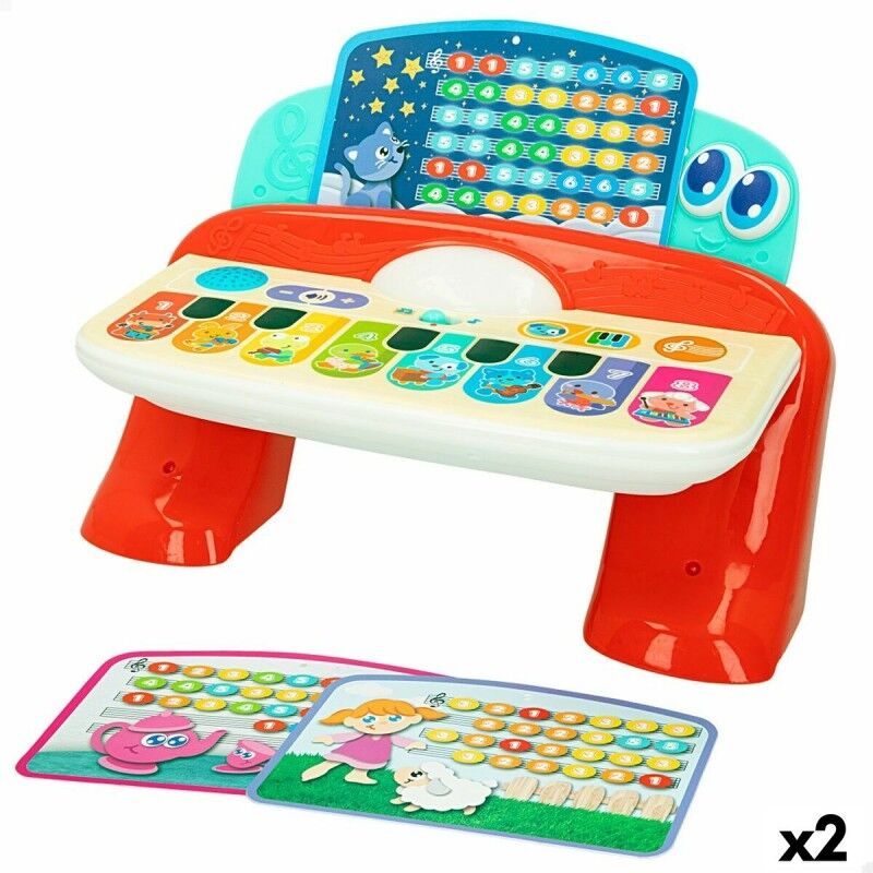 Winfun|Piano Interativo para Bebé Winfun 27 x 16 x 18 cm (2 Unidades) Winfun|Piano Interativo para Bebé Winfun 27 x 16 x 18 cm (2 Unidades)