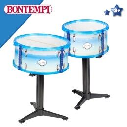 Bontempi|Bateria Musical Bontempi Azul Plástico 85 x 68 x 65 cm (9 Peças) (2 Unidades)