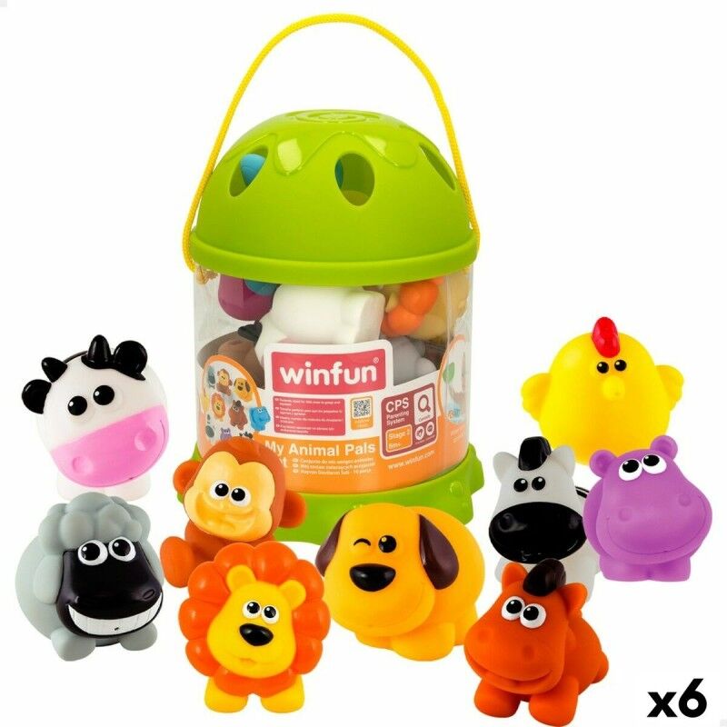 Winfun|Conjunto Animais de Quinta Winfun Plástico 10 Peças 6 x 5,5 x 5 cm (6 Unidades) Winfun|Conjunto Animais de Quinta Winfun Plástico 10 Peças 6 x 5,5 x 5 cm (6 Unidades)