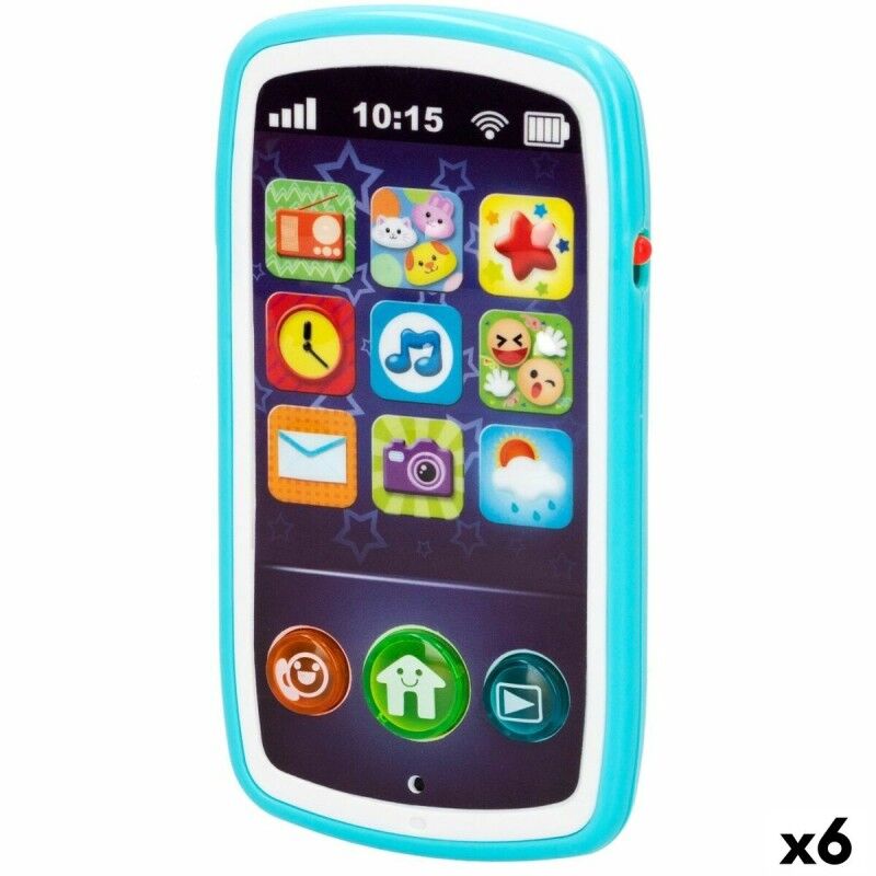 Winfun|Telefone de brincar Winfun 7,5 x 14 x 2 cm (6 Unidades) Winfun|Telefone de brincar Winfun 7,5 x 14 x 2 cm (6 Unidades)
