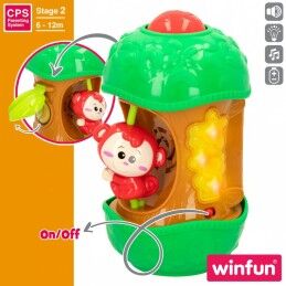 Winfun|Brinquedo Interativo para Bebés Winfun Macaco 11,5 x 20,5 x 11,5 cm (6 Unidades)
