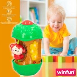 Winfun|Brinquedo Interativo para Bebés Winfun Macaco 11,5 x 20,5 x 11,5 cm (6 Unidades)