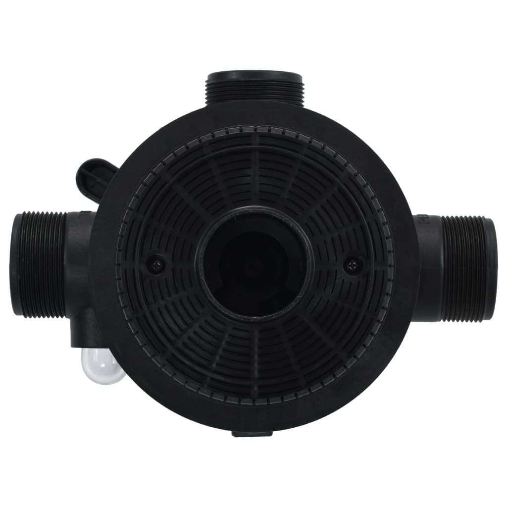 vidaXL Válvula multiportas para filtro de areia ABS 38 mm 6-vias