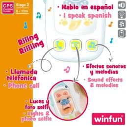 Winfun|Telefone de brincar Winfun Branco 9 x 15,5 x 3,8 cm (6 Unidades)