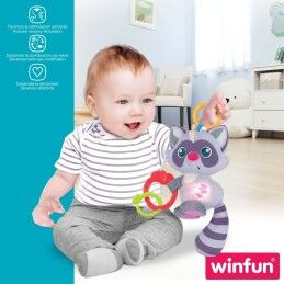 Winfun|Peluche Chocalho Winfun Guaxinim 14,5 x 20 x 9,5 cm (6 Unidades)