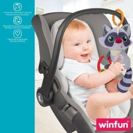 Winfun|Peluche Chocalho Winfun Guaxinim 14,5 x 20 x 9,5 cm (6 Unidades)