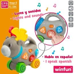 Winfun|Brinquedo de arraste Winfun Alce 17 x 17 x 7,5 cm (6 Unidades)