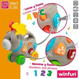 Winfun|Brinquedo de arraste Winfun Alce 17 x 17 x 7,5 cm (6 Unidades)