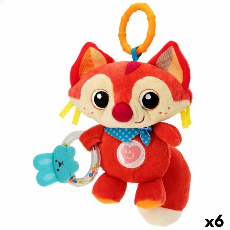 Winfun|Peluche Chocalho Winfun Raposa 13,5 x 26,5 x 7,5 cm (6 Unidades)