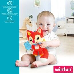 Winfun|Peluche Chocalho Winfun Raposa 13,5 x 26,5 x 7,5 cm (6 Unidades)