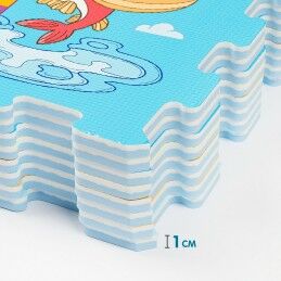 Colorbaby|Tapete de jogos Colorbaby Marinha EVA 8 Peças (4 Unidades)