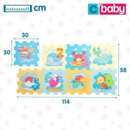 Colorbaby|Tapete de jogos Colorbaby Marinha EVA 8 Peças (4 Unidades)