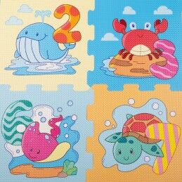 Colorbaby|Tapete de jogos Colorbaby Marinha EVA 8 Peças (4 Unidades)