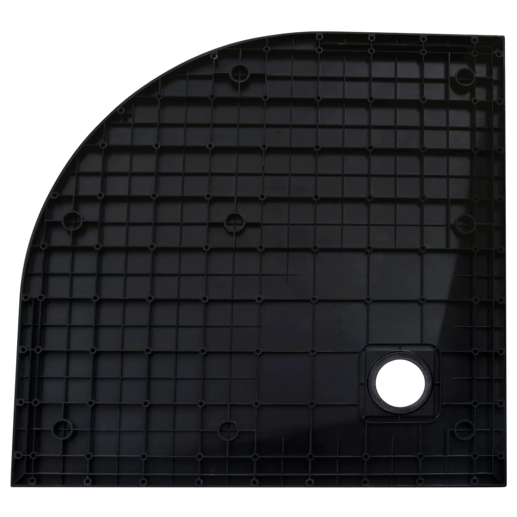 vidaXL Base de chuveiro SMC 90x90 cm preto