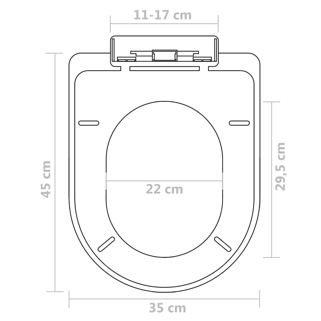 vidaXL Tampos sanita com tampas de fecho suave 2 pcs plástico branco