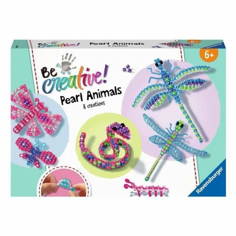 Ravensburger|Jogo de Trabalhos Manuais Ravensburger Be creative! Pearls Animals Ravensburger|Jogo de Trabalhos Manuais Ravensburger Be creative! Pearls Animals