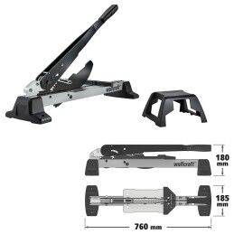 Wolfcraft|Guilhotina Wolfcraft VLC 1000 Laminado Etiqueta
