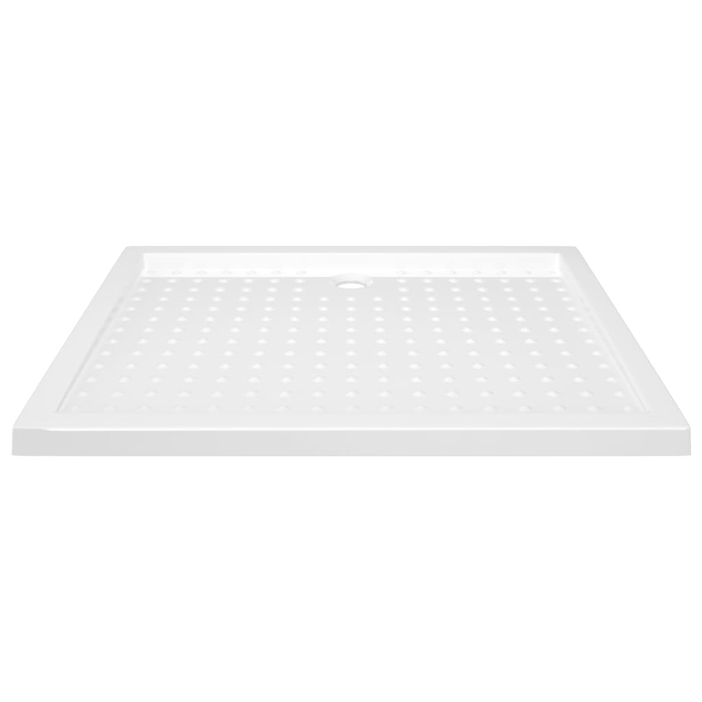 vidaXL Base de chuveiro com pontos 80x100x4 cm ABS branco