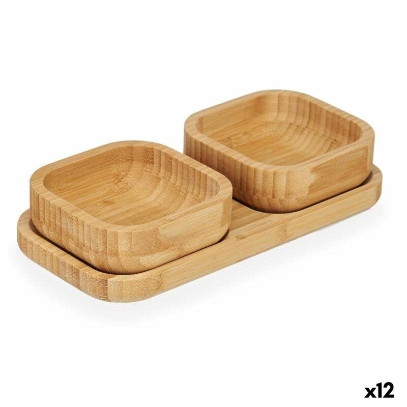 Kinvara|Conjunto para Aperitivos Kinvara CN-KT225030 Castanho Bambu 23 x 4,5 x 11 cm (12 Unidades) Kinvara|Conjunto para Aperitivos Kinvara CN-KT225030 Castanho Bambu 23 x 4,5 x 11 cm (12 Unidades)