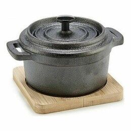 Kinvara|Tacho Kinvara 219SJ091 Castanho Preto Bambu Ferro forjado 13 x 10 x 8,5 cm (12 Unidades)