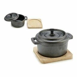 Kinvara|Tacho Kinvara 219SJ091 Castanho Preto Bambu Ferro forjado 13 x 10 x 8,5 cm (12 Unidades)
