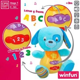 Winfun|Peluche com Som Winfun Cão 15,5 x 16,5 x 11,5 cm (6 Unidades)