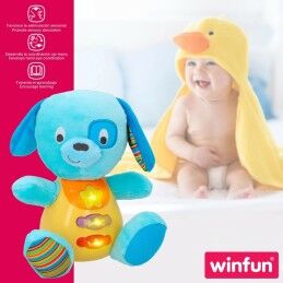 Winfun|Peluche com Som Winfun Cão 15,5 x 16,5 x 11,5 cm (6 Unidades)