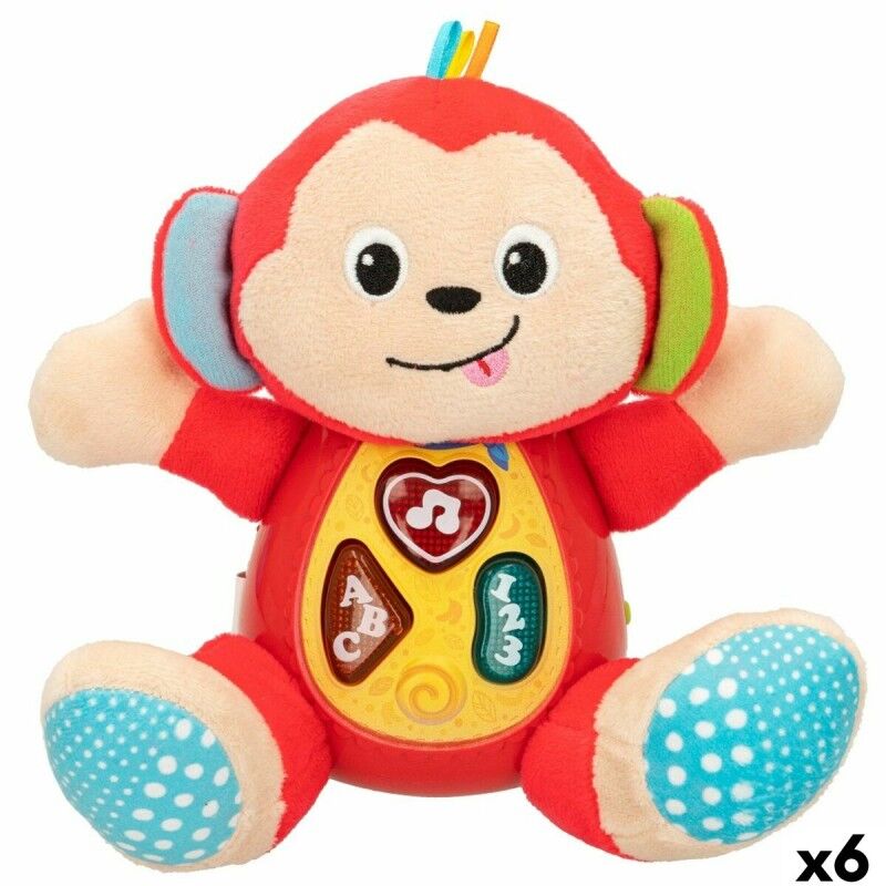 Winfun|Peluche com Som Winfun Macaco 18 x 20,5 x 12,5 cm (6 Unidades) Winfun|Peluche com Som Winfun Macaco 18 x 20,5 x 12,5 cm (6 Unidades)