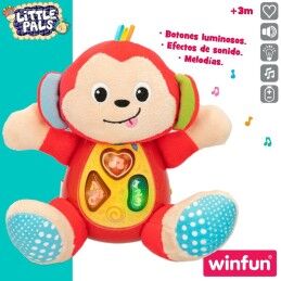 Winfun|Peluche com Som Winfun Macaco 18 x 20,5 x 12,5 cm (6 Unidades)