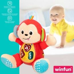 Winfun|Peluche com Som Winfun Macaco 18 x 20,5 x 12,5 cm (6 Unidades)