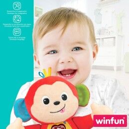 Winfun|Peluche com Som Winfun Macaco 18 x 20,5 x 12,5 cm (6 Unidades)