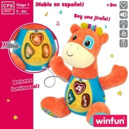 Winfun|Peluche com Som Winfun Girafa 18 x 19 x 8,5 cm (6 Unidades)