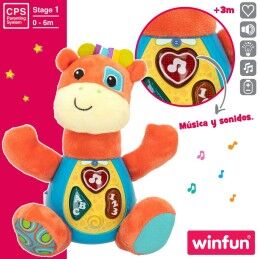 Winfun|Peluche com Som Winfun Girafa 18 x 19 x 8,5 cm (6 Unidades)