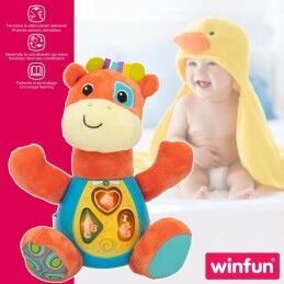 Winfun|Peluche com Som Winfun Girafa 18 x 19 x 8,5 cm (6 Unidades)