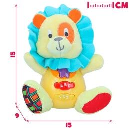 Winfun|Peluche com Som Winfun Leão 15 x 15 x 9 cm (6 Unidades)