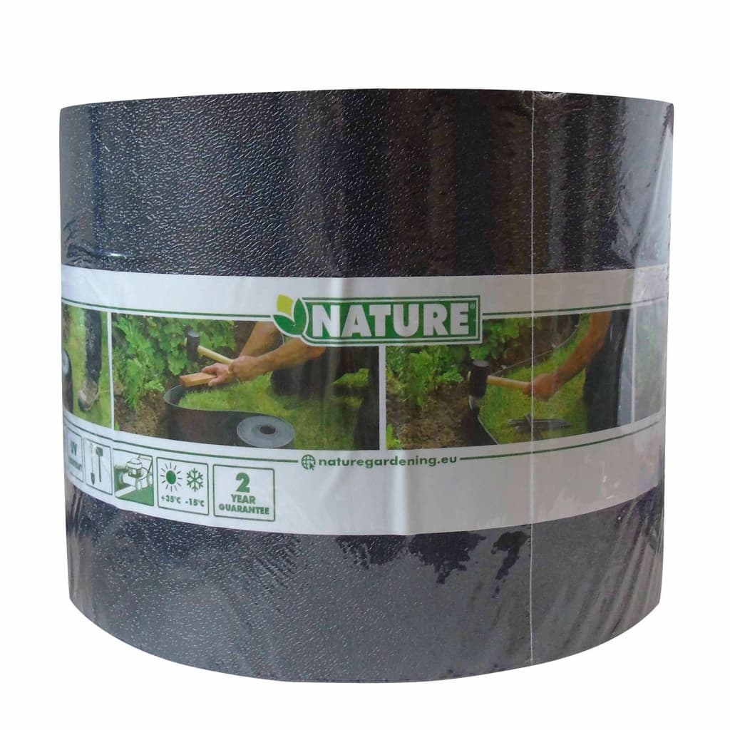 Nature Borda de jardim 0,15x10 m preto