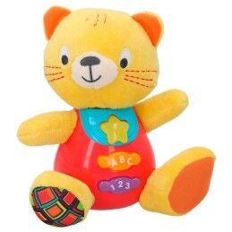 Winfun|Peluche com Som Winfun Gato 16 x 17,5 x 10,5 cm (6 Unidades)