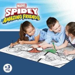 Spidey|Puzzle Infantil Spidey Dupla face 24 Peças 70 x 1,5 x 50 cm (6 Unidades)