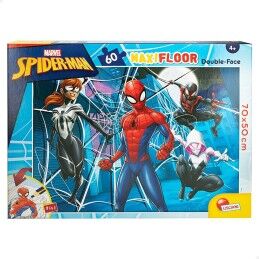 Spider-Man|Puzzle Infantil Spider-Man Dupla face 60 Peças 70 x 1,5 x 50 cm (6 Unidades)